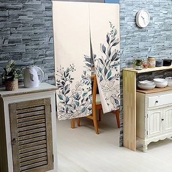 Amazon.com: Leowefowa Japanese Noren Doorway Curtains Traditional